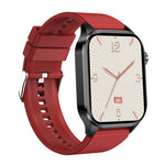 ET580 2.04 inch AMOLED HD Screen Blood Composition Measurement ECG Electrocardiogram bluetooth Call Heart Rate Blood Pressure SpO2 Monitor ECG Non-invasive Blood Glucose Multi-sport Modes Music Playback IP68 Waterproof Smart Watch