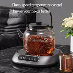 IPRee USB-Powered Smart Beverage Heating Pad with 3-Speed Adjustable Temperature Control, 3-Beep Alert System & Auto Shutoff - USB-Powered Coffee & Tea Warmer with, Ideal for Home/Office Use, Coffee Machine Accessorie