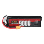 LinkMejor 2S 7.4V 5000mAh 100C 37Wh LiPo Battery XT60 Plug for RC Car Airplane Helicopter