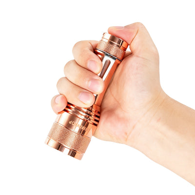 Lumintop FW21 X9L Copper LED Flashlight 5000 Lumens Max 750M Long Throw Rechargeable Flashlight IPX8 Waterproof USB-C Charging Power by 21700 Battery EDC Flashlight IPX8 Waterproof for Search Rescue Camping Emergency