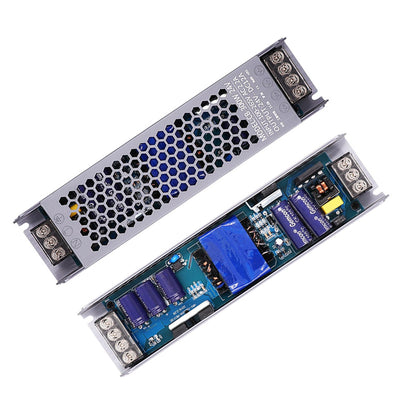 LinkMejor 12V 24V Transformer 100W LED Driver Power Supply Super Thin A/D Converter for LED Strip Light Bulb