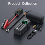 5000A 2-in-1 Jump Starter with Air Compressor Emergency Power Bank Lighting Features for Car Battery Starter And Tyre Inflating