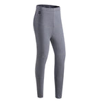 LinkMejor HD-02G Electric Heated Top Pant Set Fleece 3 Zones Heating Lined Thermal Long Sleeves Trousers Men USB Chargeable Heated Suit