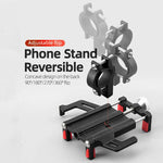 LinkMejor Bike Holder Aluminum Alloy 360° Rotation Bracket Five Claws Stability Shockproof Easy installation Bike Phone Holder