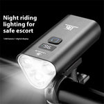 LinkMejor 1200LM Bike Headlight 6 Cycling Flash Lamp Light Modes Aluminum Alloy Waterproof Type-C Charging Bicycle Front Light for MTB Riding