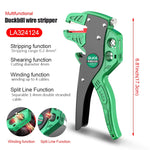 LinkMejor Automatic Wire Stripper Flatwire Cutter Stripping Plier 0.2 to 4mm Range Length Adjustment For Electrician