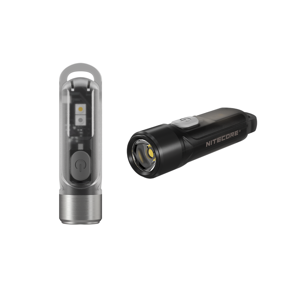 LinkMejor TIKI/TIKI LE 300 Lumen USB Rechargeable LED Keychain Flashlight High CRI Outdoor Camping Mini Torch Emergency Light