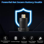 Three Port 12V/24V USB Charger Socket Dual 18W QC 3.0 & 20W PD USB-C For Car Motorcycle With Voltmeter Power Switch