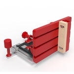 LinkMejor Adjustable-Angle Precision Table Saw Router Table Joinery Sled Coping Sled for DIY Woodworking Projects