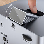 LinkMejor 13 in 1 Vertical Docking Station with PD100W DC18W,TF&SD3.0,10Gbps USB-C USB-A, Camera,bluetooth-compatible 6.0 Speaker, Volume Adjustment for Laptop Computer PC