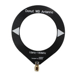 Upgraded Donut Wideband Antenna 10kHz-180MHz Low Impedance Converter SMA Male Type-C Charging 20 Hours Use For Radios SDRs Quansheng UV-k5 k6