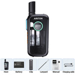 LinkMejor AI-T3 Thin Walkie Talkie 1.7cm Easy Carry Pocket Radio Accept UHF400-470MHz USB Charging Long Range Ham Radio