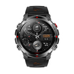 HT37 1.46-inch HD Display GPS Flashlight 30M Waterproof Altitude Pressure 540mAh Massive Battery bluetooth Call Heart Rate Blood Pressure Blood Oxygen Monitor Sleep Monitoring Multi-sport Modes Smart Watch
