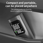 Portable Tire Inflator Dual-screen Digital Display Air Pump for Car Motorcycle Ball Fast Inflation