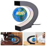 LinkMejor Magnetic Floating Levitating Globe World Map with LED light Educational Gifts for Kids Students Birthday Gifts Gadgets for Teens Christmas Gifts
