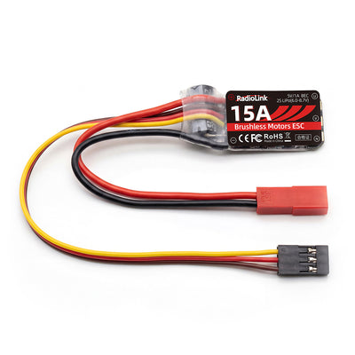 RadioLink RE15A 2S Brushless ESC With 5V/2A BEC PWM & Dshot Dual Protocol For RadioLink A560 SU27 D460 RC Airplane