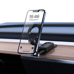 LinkMejor US-ZJ076 Magnetic Car Phone Holder 360° Rotary Center Console Mount Stand for iPhone 16 15 Pro 14 13 12 Pro Max for Samsung Galaxy Z Flip6 for Oppo A5 Pro for Xiaomi 15pro