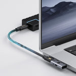 Hagibis TUA08 2-in-1 USB-C Adapter Type-C to USB-A+PD100W 10Gbps High Speed Data Dongle Adapter for Laptop Phone Tablet