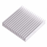 Aluminum Heatsink 100*100*18mm MOS Tube Heat Sinks Radiator for IC Module PC Computer LED PCB Semiconductor Devices with 16 Pcs Fins