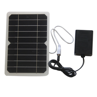 Solar Powered Oxygen Pump 5W USB Aerator EVA Laminated Panel 21.5 Efficiency 2W Air Pump Dual Air Stones for Fishing Aquariums Outdoor