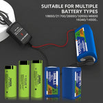 MH-5D8 Multifunction Smart Magnetic Charge Cable 3.7V Li Battery Compatible Type-C Fast Charging Auto Stop Compact Portable Battery Charger