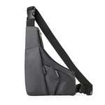 Fashion Anti-Theft Men's Chest Bag Casual Outdoor Sports Waterproof Cycling Triangle Sling Bag with Multiple Compartments