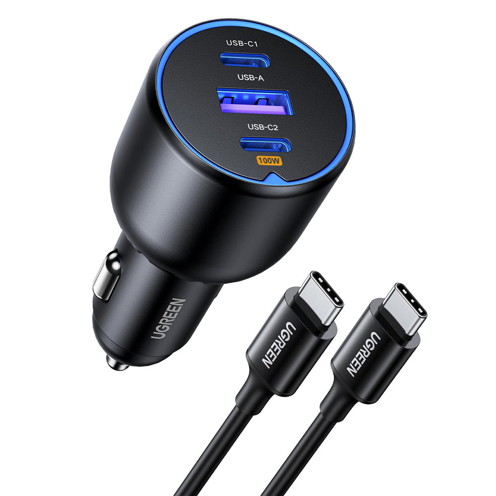 LinkMejor 130W USB C Car Charger PD 100W +PD 30W Type C Car Charger Adapter for iPhone 16 16 Plus 16 Pro 16 Pro Max Galaxy S24 S23 Ultra for iPad MacBook