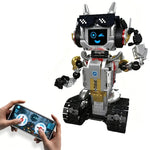 Mold King 15091 15092 Smart Interactive Voice Control Little Star AI Robot Building Block Brick Assembly Kit Science Education Toys Children Birthday Gift