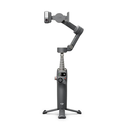 LinkMejor Osmo Mobile 7P Phone Stabilizer with Smart Tracking Module 3-Axis Built-in Extension Rod & Tripod Foldable Portable Mobile Gimbal Support Quick Release