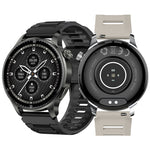 L7 1.52-inch AMOLED Display GPS Altitude+Compass bluetooth Call Heart Rate Blood Pressure Blood Oxygen Monitor Sleep Monitoring IP68 Waterproof Multi-sport Modes Smart Watch