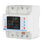 LY-3PN100A Guideway Three-phase WiFi Reclosing Protector Over Under Voltage Protection Current Limiting Leakage Protection Tuya WiFi Control Large LCD Screen Smart Home Breakers
