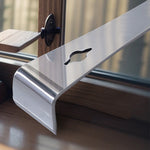Stainless Steel Prybar Scraper Ultra Sharp Scraper Removes Residue From Steel Aluminum with Wrench Function and Metric Scale Built-In Nail Puller