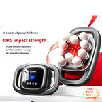 LinkMejor 10-Head Deep Tissue Massage Gun Professional Fascia Gun With 99 Speeds 32KG Strong Force LED Display Quiet Motor & Red Light Therapy