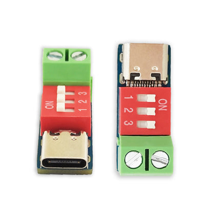 LinkMejor PD Trigger Board Module PDSink PD Decoy QC PD Fast Charging Test Board Adjustable Voltage 5~20V Dial Code Adjustment