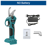 Drillpro 30MM Brushless Electric Pruner Pruning Shear Fruit Tree Bonsai Pruning Branches Cutter Power Tools For 18V Battery