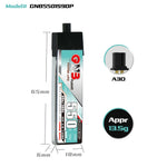 6Pcs LinkMejor 3.7V 550mAh 90C 1S LiHV Battery A30 Plug for Emax Tinyhawk S BetaFPV Beta75X