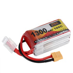 LinkMejor Power 14.8V 1300mAh 100C 4S Lipo Battery XT60 Plug for RC Racing Drone