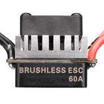 LinkMejor 60A ESC Brushless Waterproof Sensorless 1/10 RC Car Part
