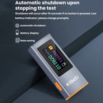 LinkMejor Digital Laser Tachometer Non-Contact RPM Meter 0.96 Inch TFT 300-200000 RPM Type-C 0.8s Sampling Infrared Sensor 5mW Laser Digital Stroboscope Aluminum Alloy Case