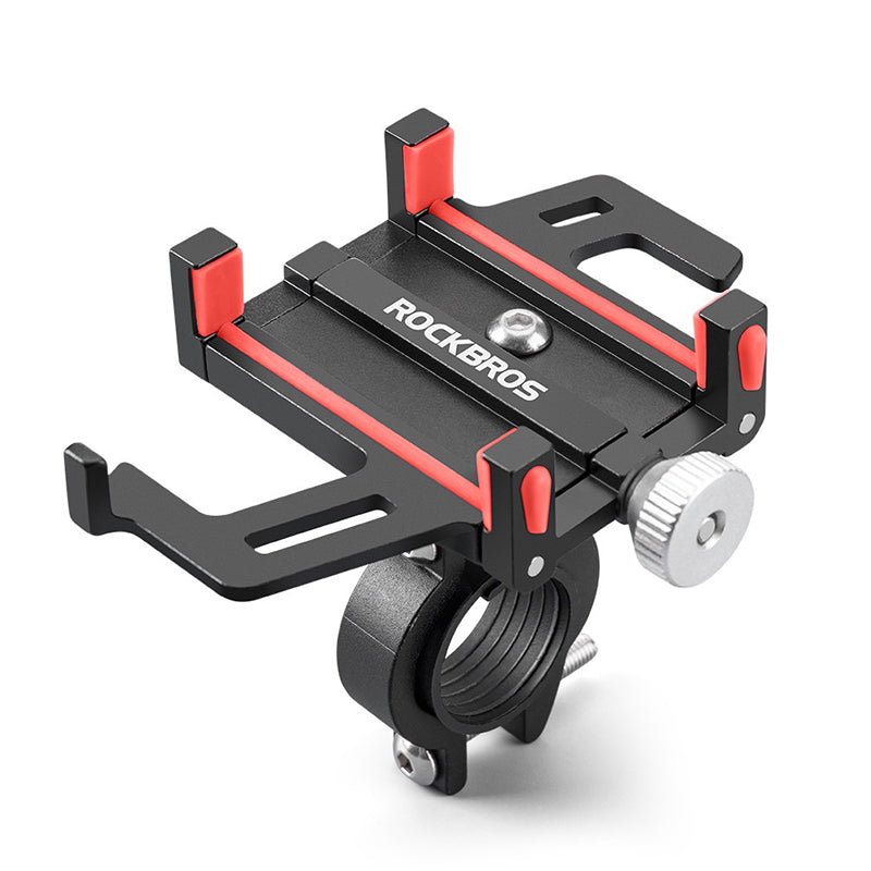 LinkMejor Bike Holder Aluminum Alloy 360° Rotation Bracket Five Claws Stability Shockproof Easy installation Bike Phone Holder