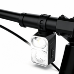 LinkMejor U60 Smart Bike Headlight with Bluetooth Speaker 1300 Lumens Cut-off Line Front Light 6800mAh Battery Wireless Remote Control