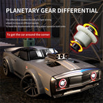 LinkMejor Q142 RTR 1/14 2.4G 4WD Drift RC Car Retro LED Light High Speed Full Proportional Flat On-Road Classic Vehicles Models Toys