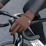 LinkMejor Cycling Gloves for Men Women Touch screen Warmer Non-slip Full Finger Windproof Riding Glove for Outdoor Sports Spring Autumn