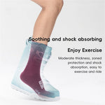 LinkMejor ROAD TO SKY Breathable Sport Professional Cycling Socks High Elastic Comfy Shock Absorbing Middle Tube Bike Socks