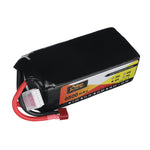 LinkMejor Power 22.2V 6500mAh 60C 6S LiPo Battery T Plug for RC Car
