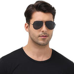 Photochromic Polarized Sunglasses UV400 Protection Anti-Glare Sun Glasses for Outdoor Driving Fishing with Case