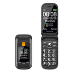 LinkMejor F899 2.4 inch Dual Display 2800mAh FM Vibration SOS Fast Quick Torch Loud Volume Flip Feature Phone