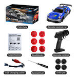 LinkMejor KF28 1/16 2.4G 4WD Full Proportion Mobile Phone APP Control LED Light Drift RC Car Vehicle Models RTR