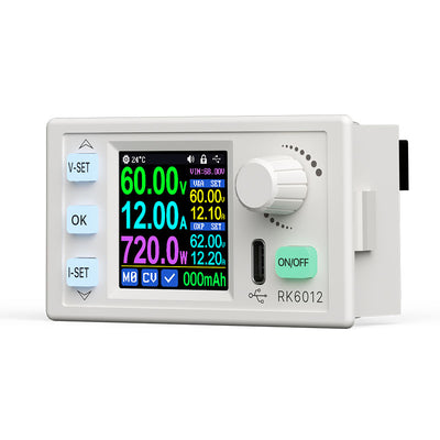 LinkMejor RK6012 RK6012BT 60V 12A 720W Step-Down DC-DC Voltage Transformer Model Adjustable Digital Control DC Regulated Power Supply Constant Voltage Current Meter