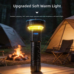 Bikight 1200mAh 20W 500m Range LED Flashlight Type-C Rechargeable COB Work Light 360 Lantern Magnetic Base Tripod 9 Modes LED Lamp
